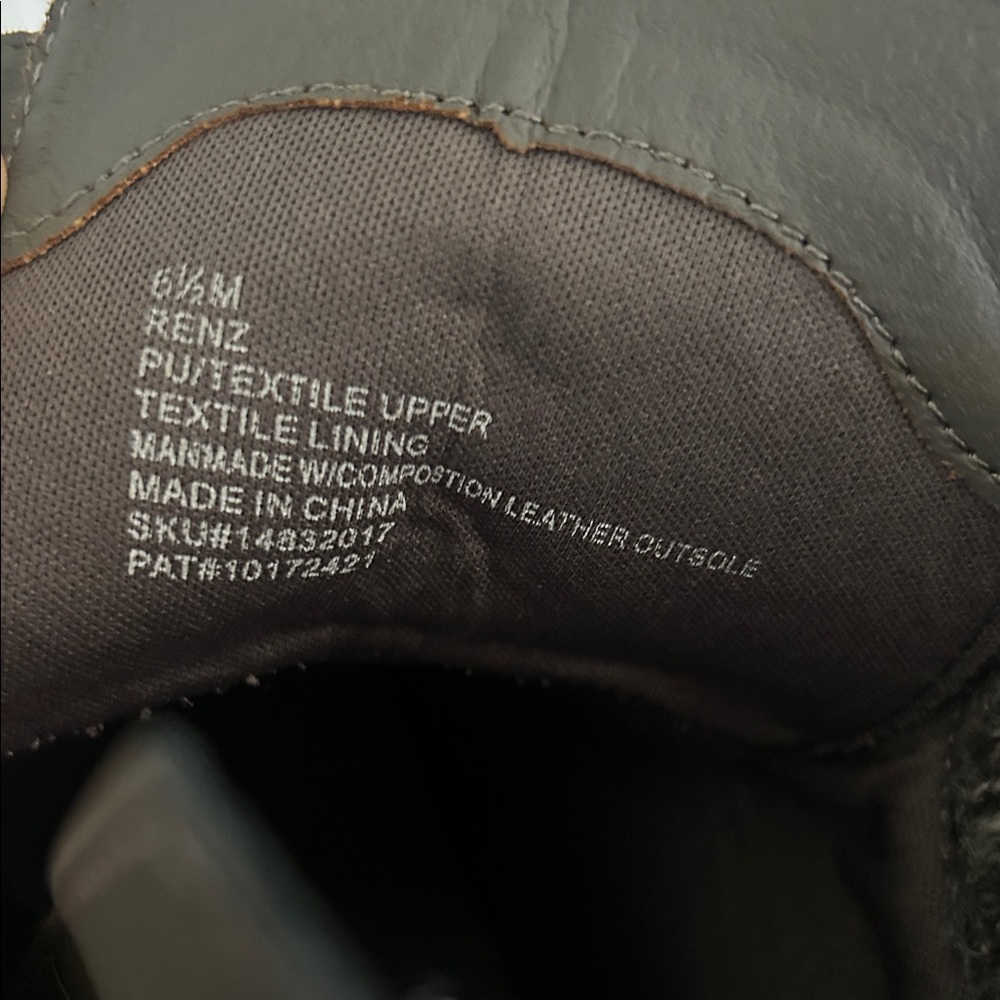 SM New York Charcoal Lace Up Boots - Picture 6 of 8